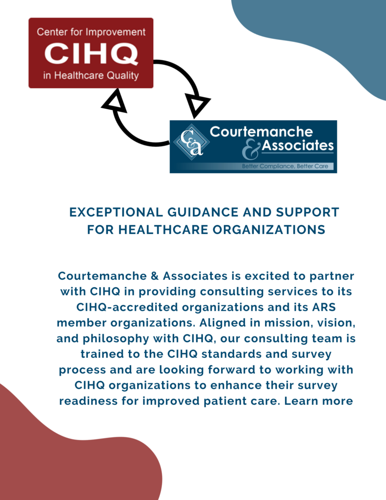 CIHQ and Courtemanche & Associates partnership informational flyer