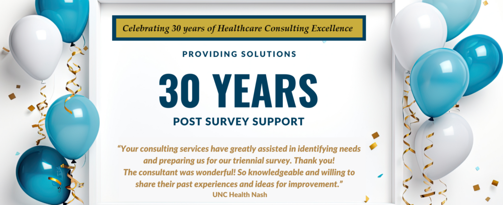 30 years of consulting services with testimonial quote.