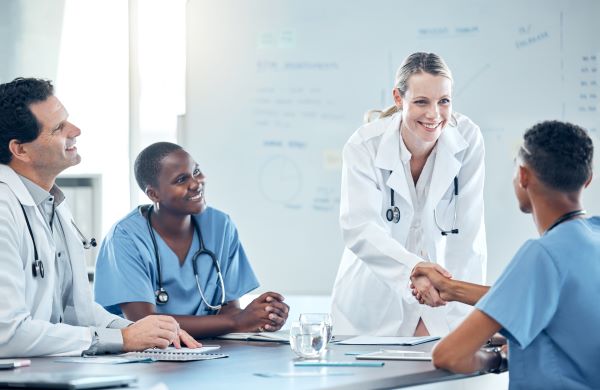 Healthcare worker being onboarded by Hospital Human Resource Department