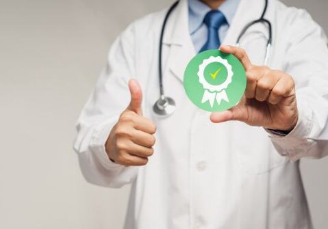 physician receiving credentialing